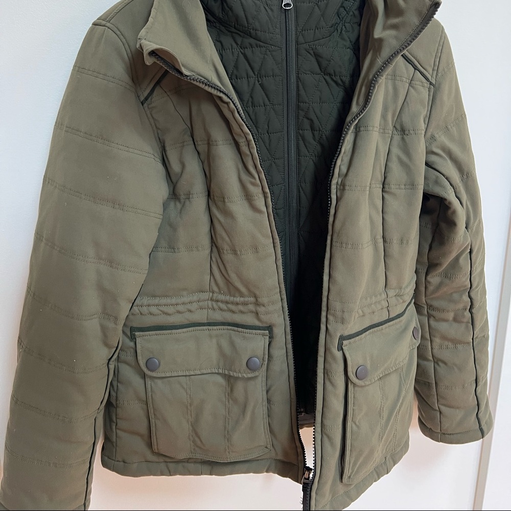 PRANA Green Parka Jacket